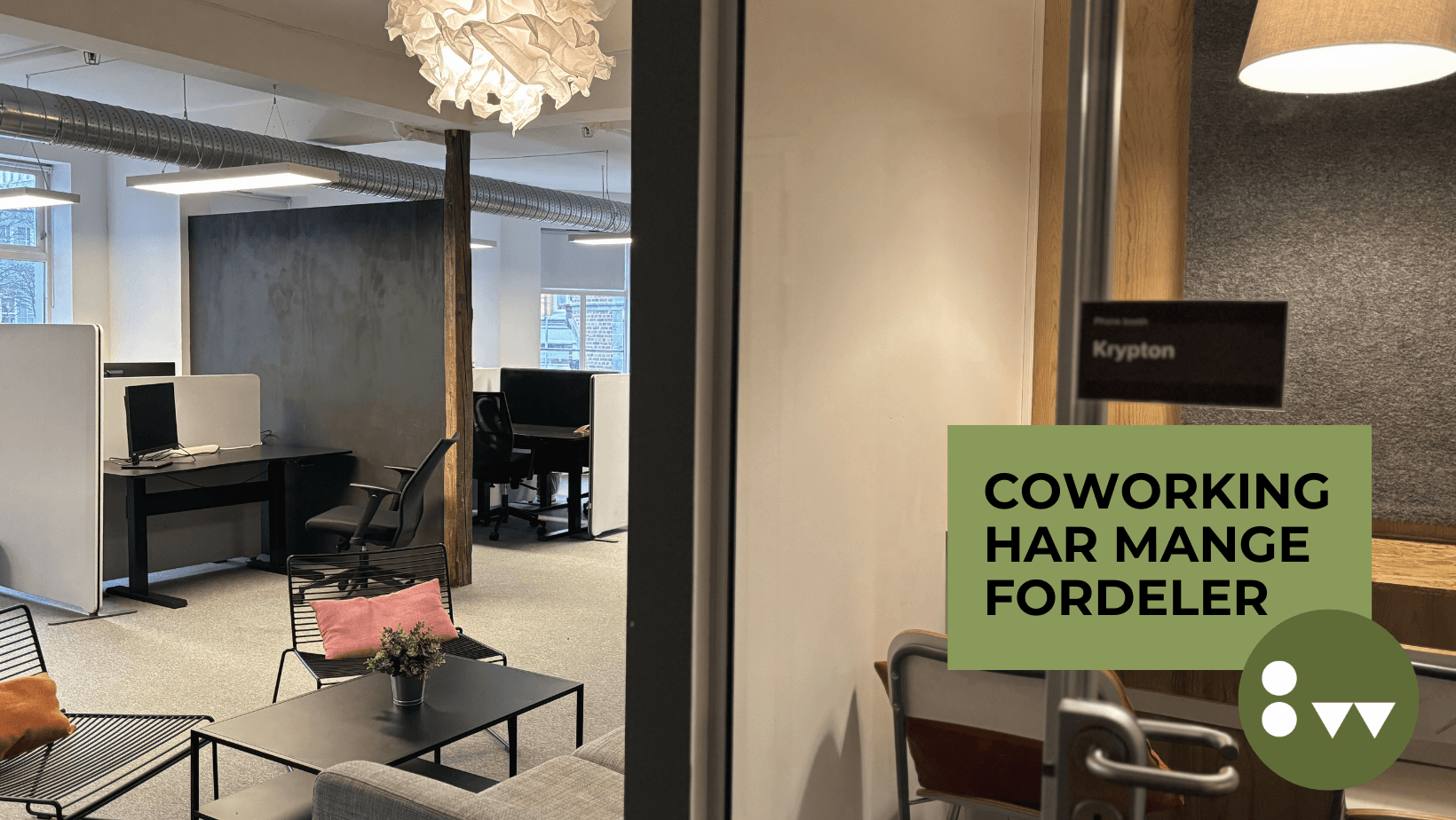 Fine fasiliteter for coworking på Bergen.Works